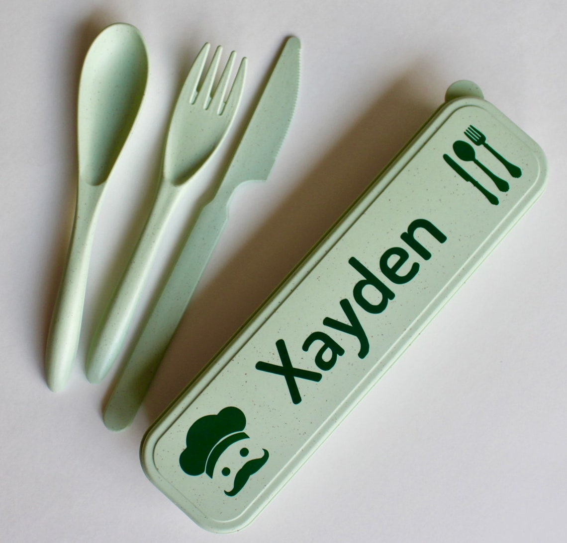 Personalized Utensils Set Custom Meal Set Child's Utensil Set Custom
