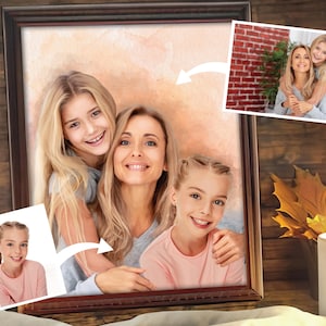 Cuadro conmemorativo personalizado de un bebé ángel, foto familiar con un familiar fallecido, impresión digital de pérdida de un bebé, regalo personalizado por pérdida de embarazo