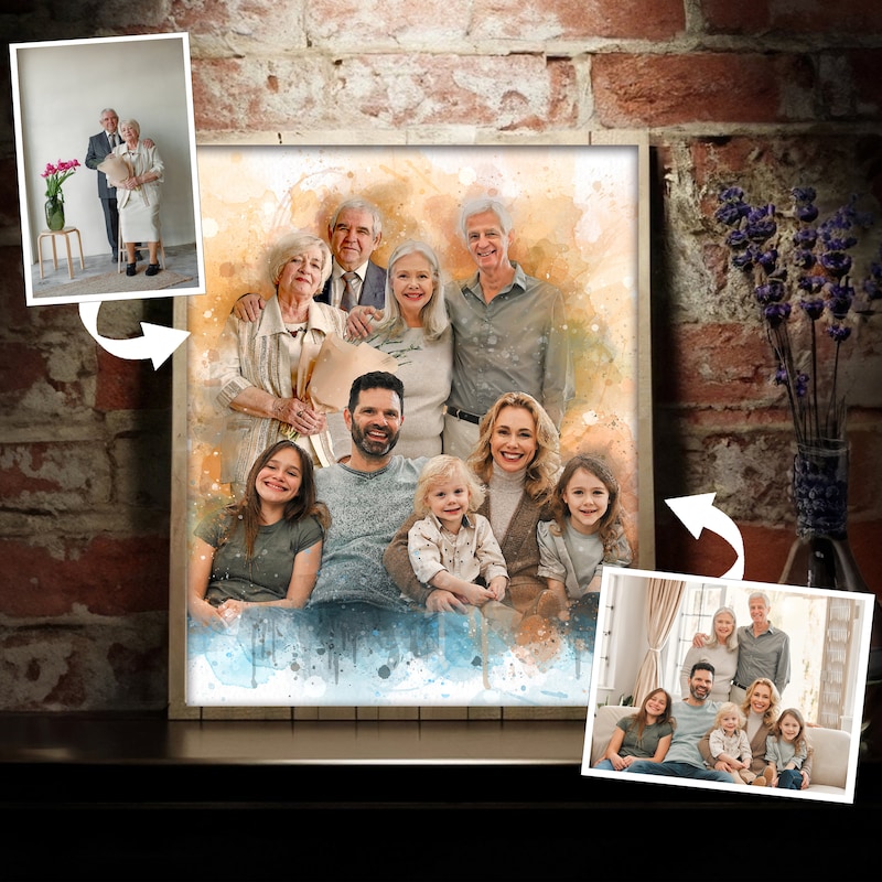 Custom Family Portrait' - Etsy