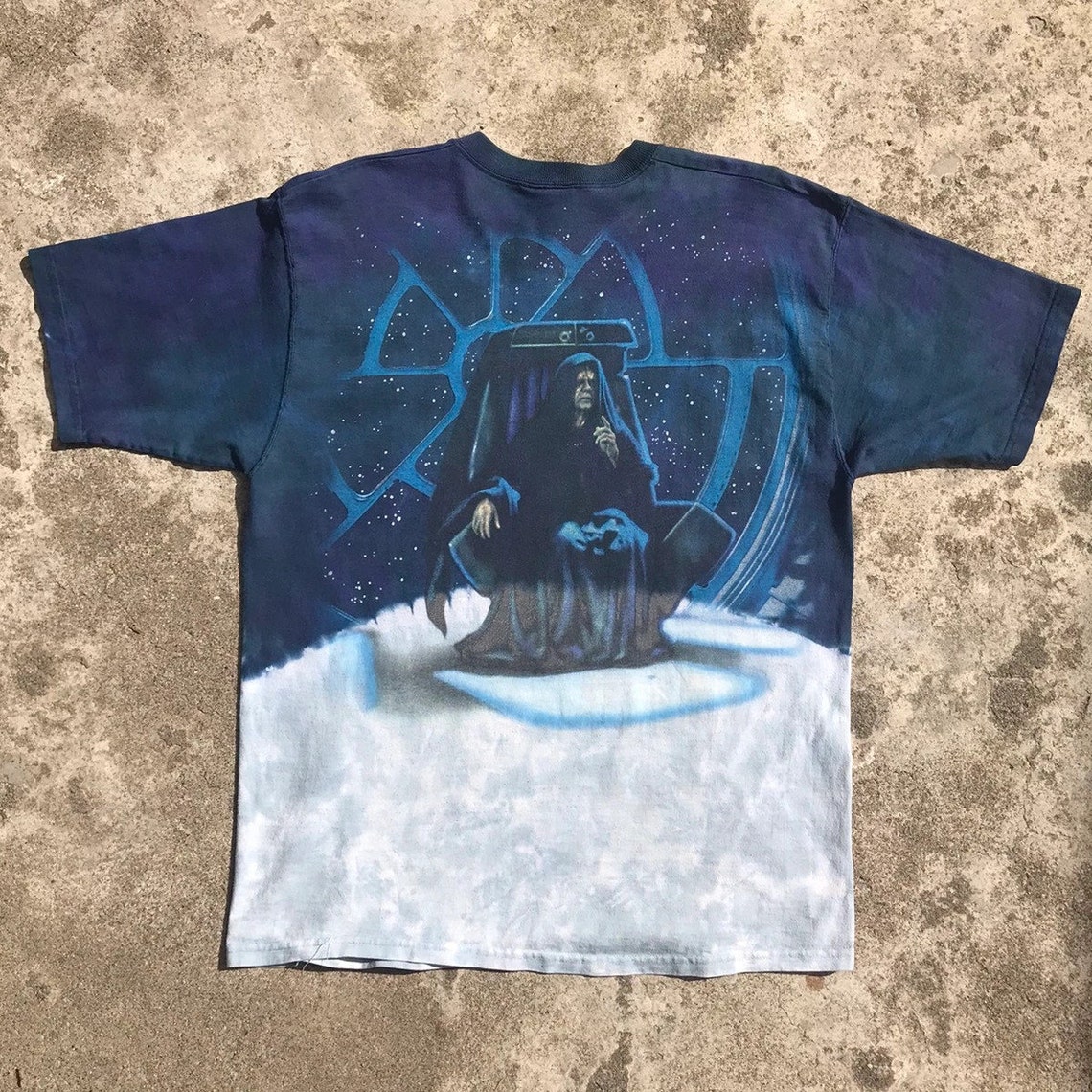 1998 Star Wars Palpatine Tie Dye All Over Print Vintage Shirt/ | Etsy