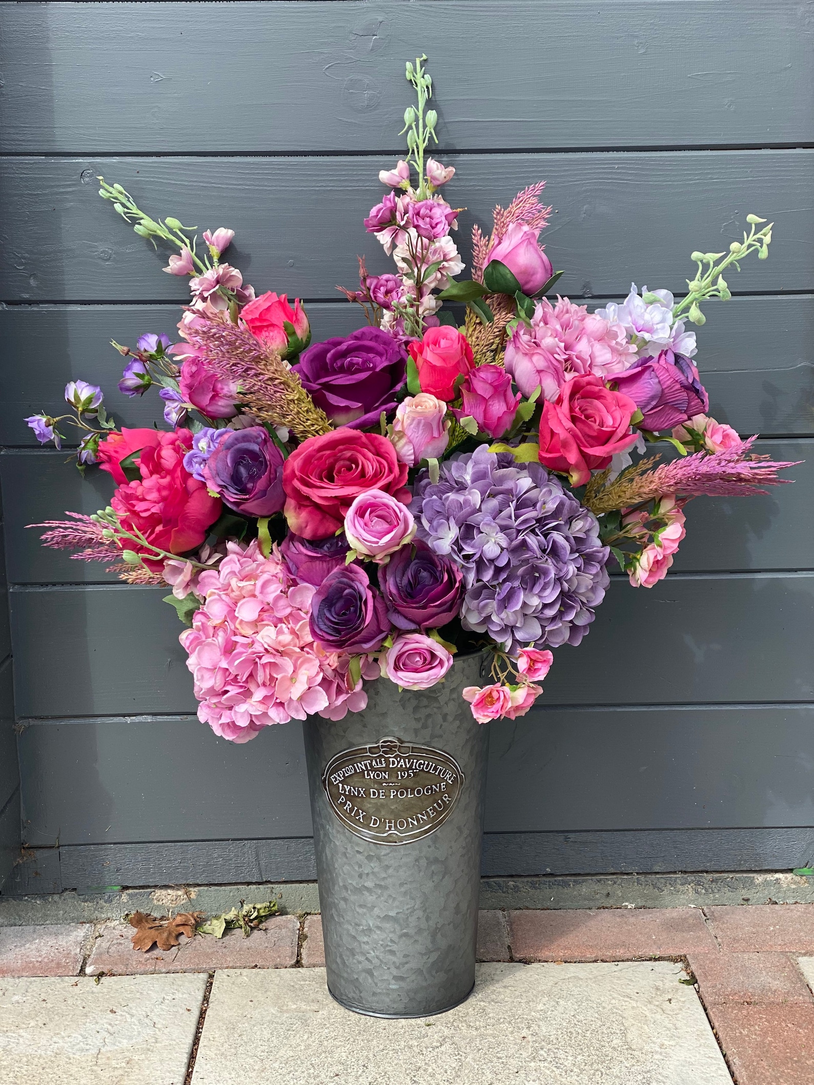 Luxury Bucket of Flowers Etsy
