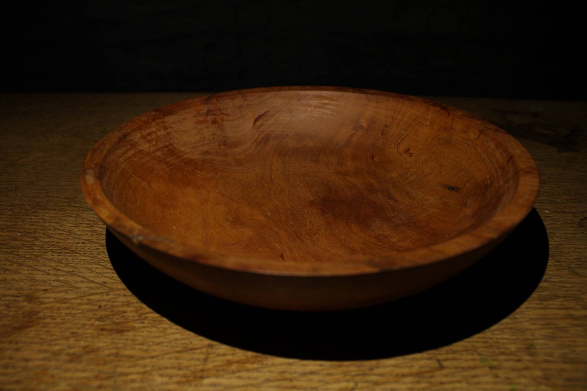 Corbeille à Fruits ou Bol Décoratif, en Poirier, Couleur Rose Orangé, Coupelle Fruits, Décoration In