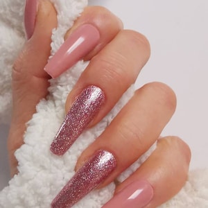 Sepia Press on Nails