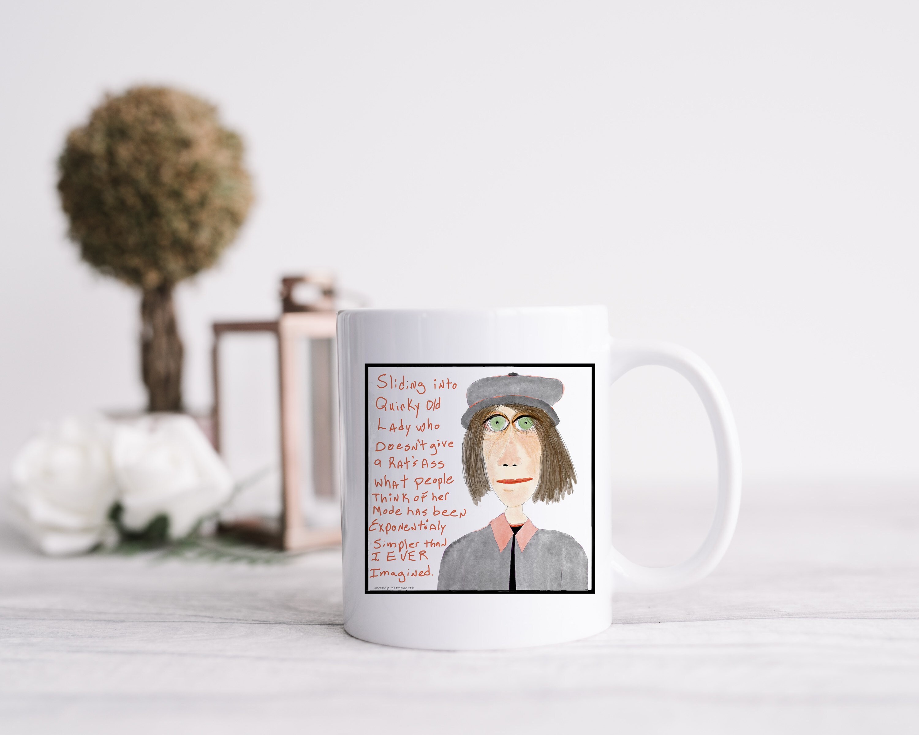SpecialMe® Kaffeetasse „Keine Sorge Mama“ – Lustige Spruch-Tasse, Keramik, 325 Ml, Bordeaux Innen