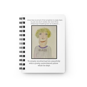 Funny notebook for those past midlife ! Great mom or dad gift ! Perfect retirement gift ! Spiral Journal. June