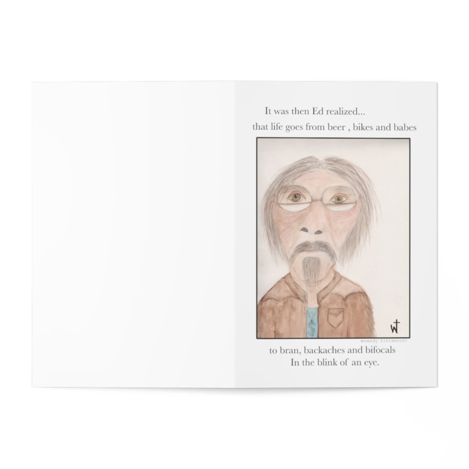 Funny Old Age Card for Birthday for Mom , Dad , or Best Friend ...