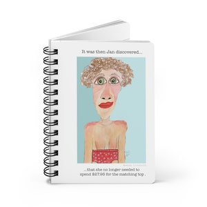 Funny notebook for those past midlife ! Great mom or dad gift ! Perfect retirement gift ! Spiral Journal.Jan