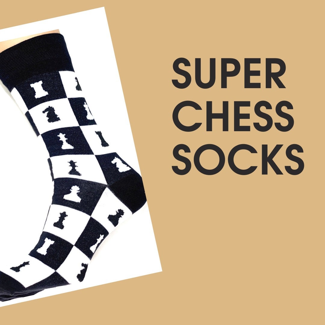Chess socks Etsy