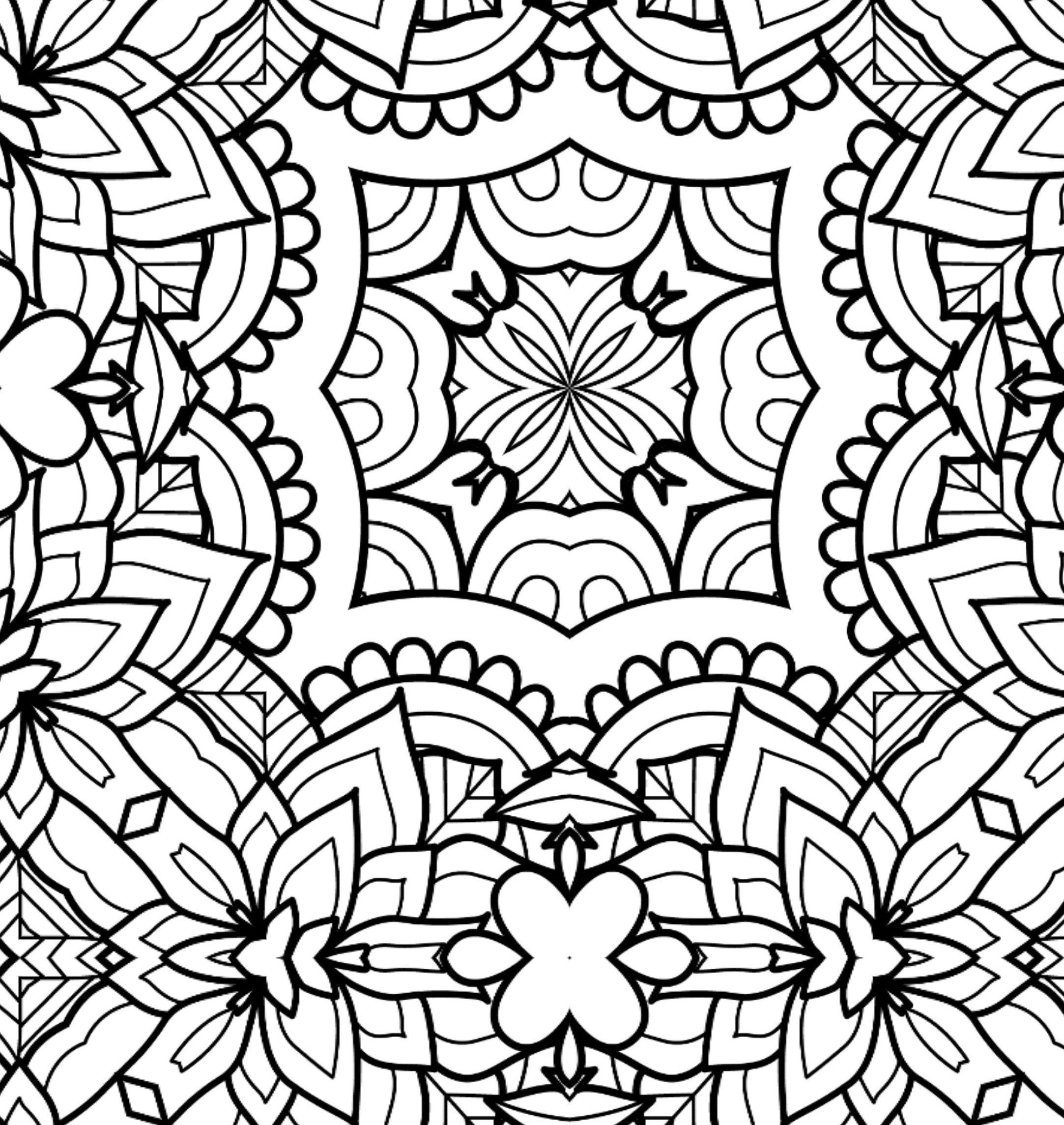 30 Mandala Coloring Pages | Relaxation, Meditation and Stress Relief - Etsy