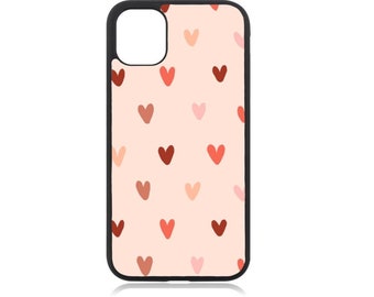 Phone cases, cute phone case, pink phone case, heart phone case