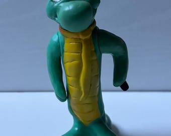 Vintage Albert Alligator Figure 1959 Walt Kelly Pogo Cartoon Character Toy Figurine