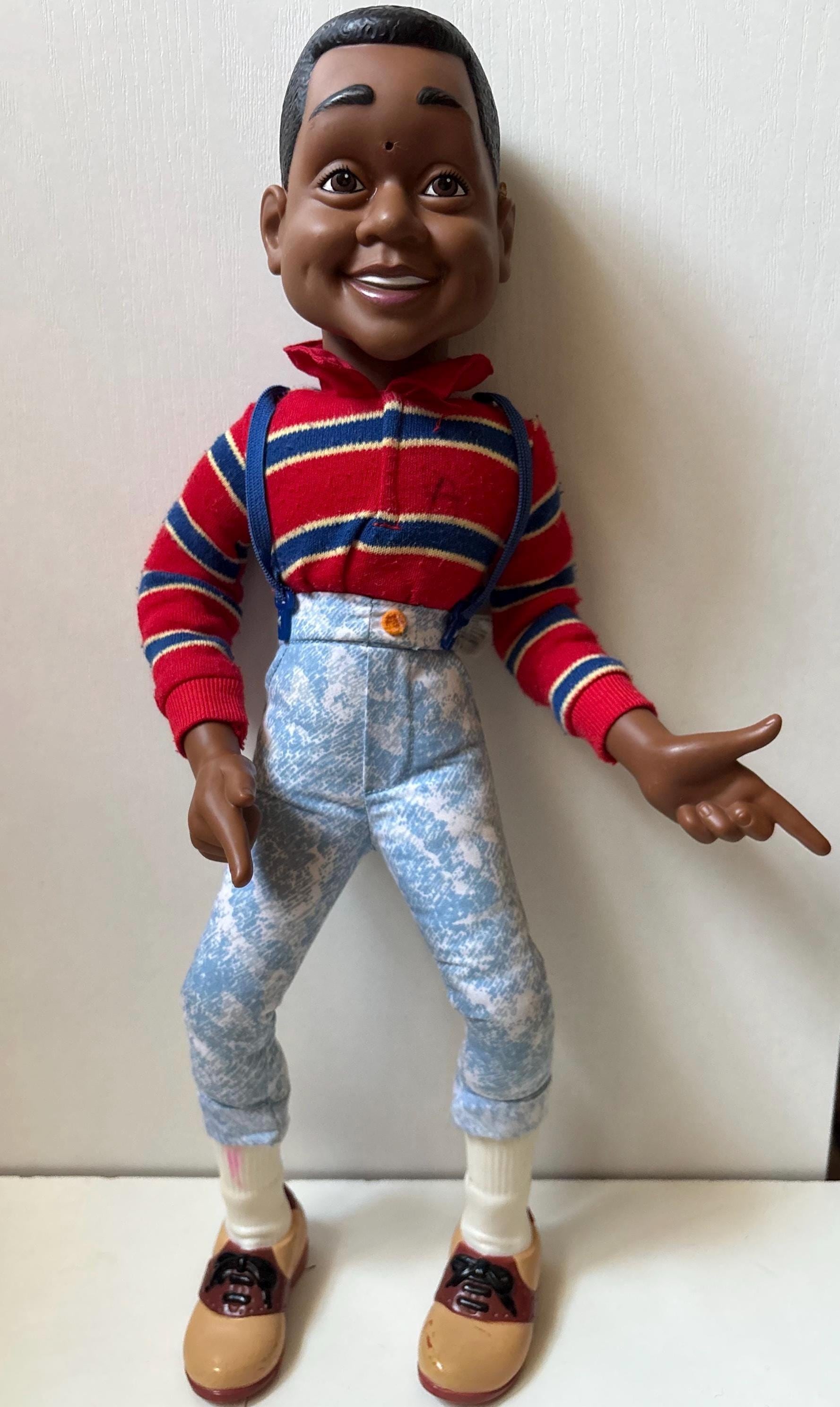 Vintage 1990 Steve Urkel Talking Doll Family Matters Hasbro Pull