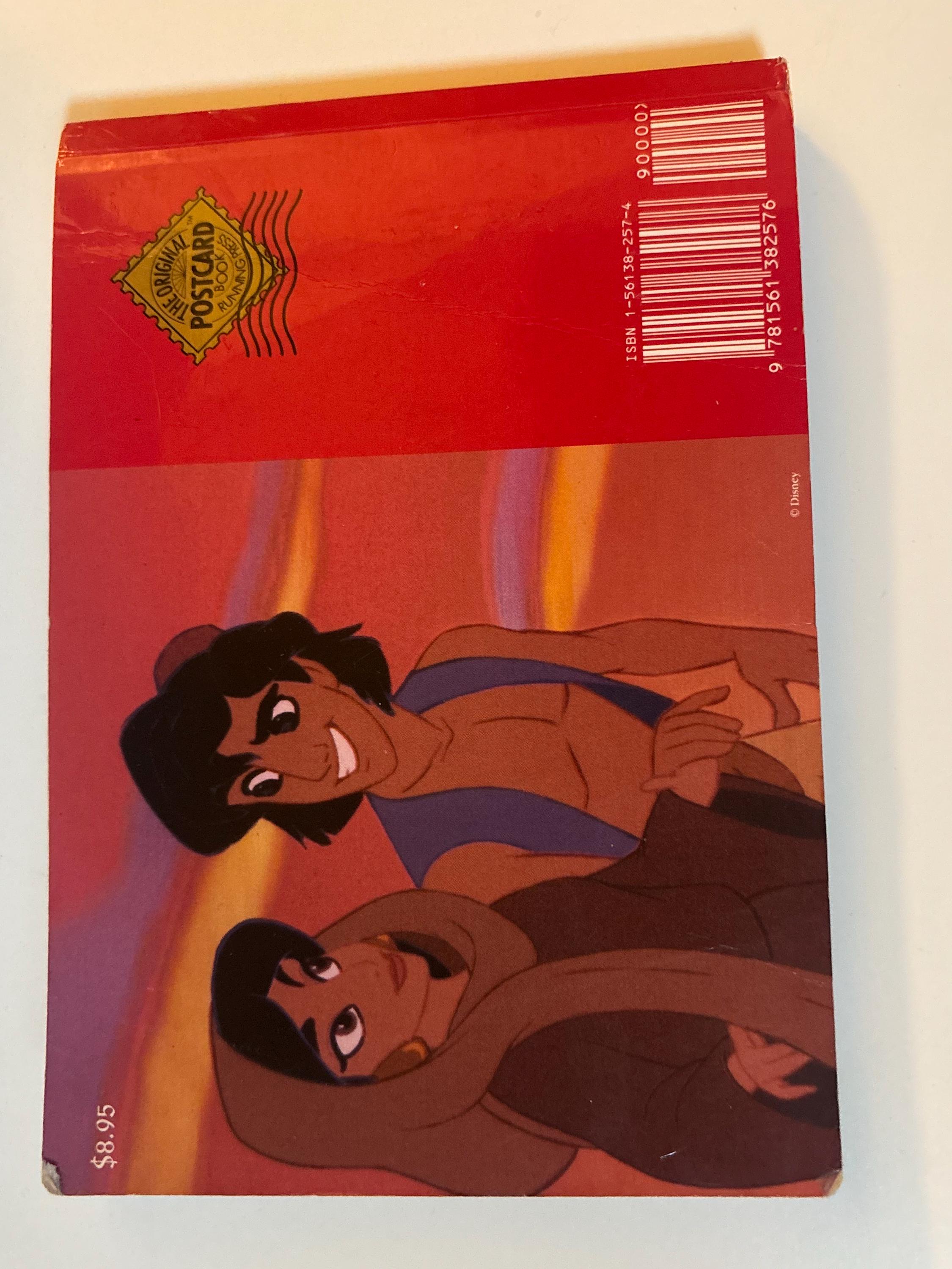 Vintage Disney Aladdin Postcard Book 1992 Running Press Jasmine Rajah ...