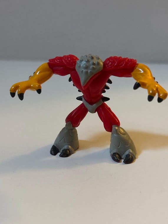 Gormiti Magma Tribe Thoughtcatcher Figure Giochi Preziosi Red Monster Toy