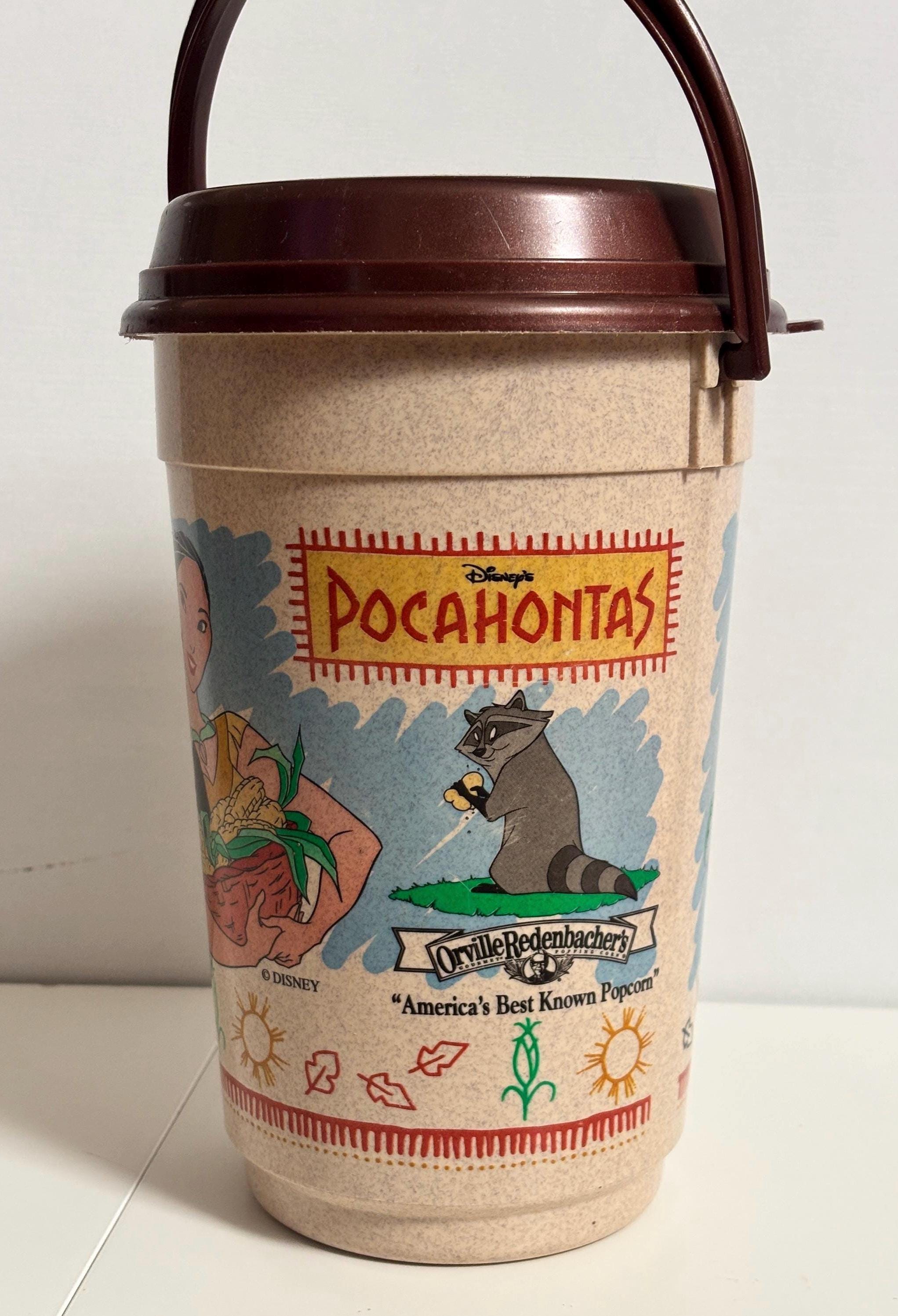 Vintage Disney Pocahontas Popcorn Bucket Orville Redenbacher 90s
