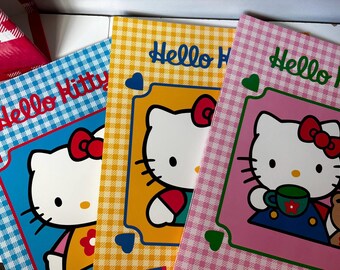 Vintage 1996 Hello Kitty Photo Album Set Sanrio Scrapbook Binder