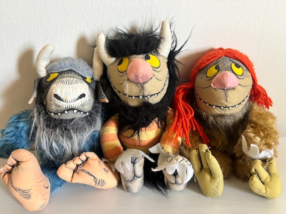 【中古】 400％ BE@RBRICK WHERE THE WILD THINGS ARE Vintage 1980 Where the Wild Things Are Plush Set – Bernard, Carol