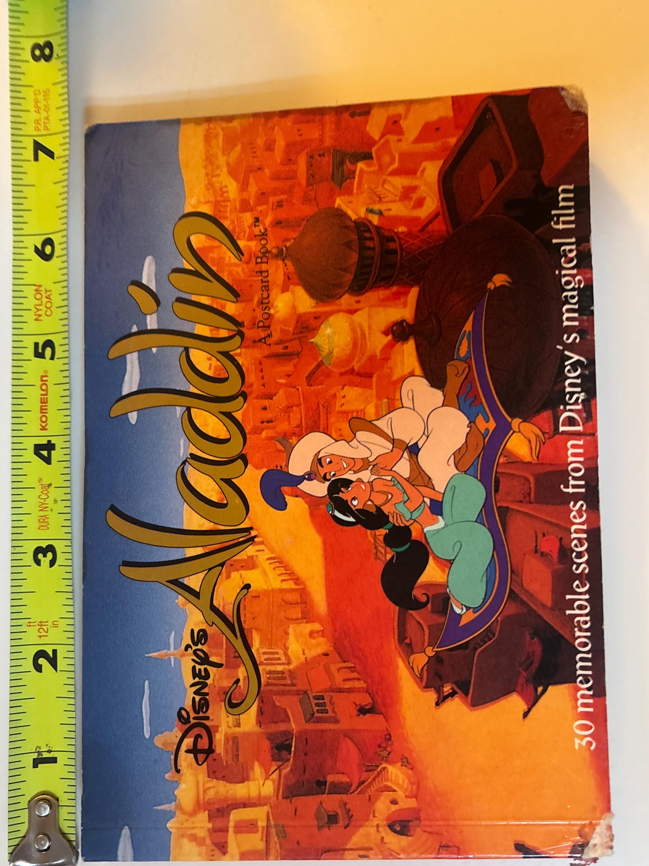 Vintage Disney Aladdin Postcard Book 1992 Running Press Jasmine Rajah ...