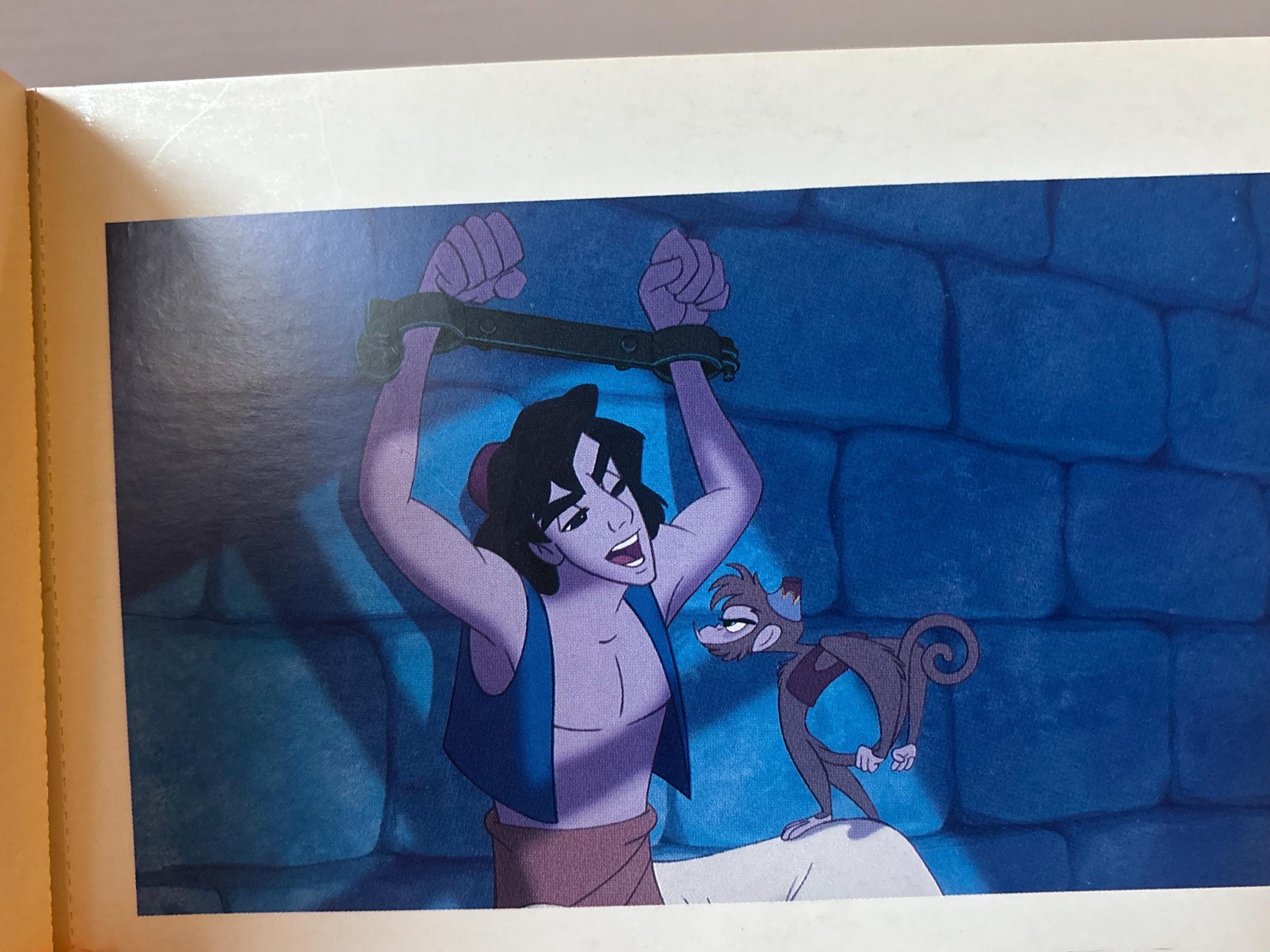 Vintage Disney Aladdin Postcard Book 1992 Running Press Jasmine Rajah ...