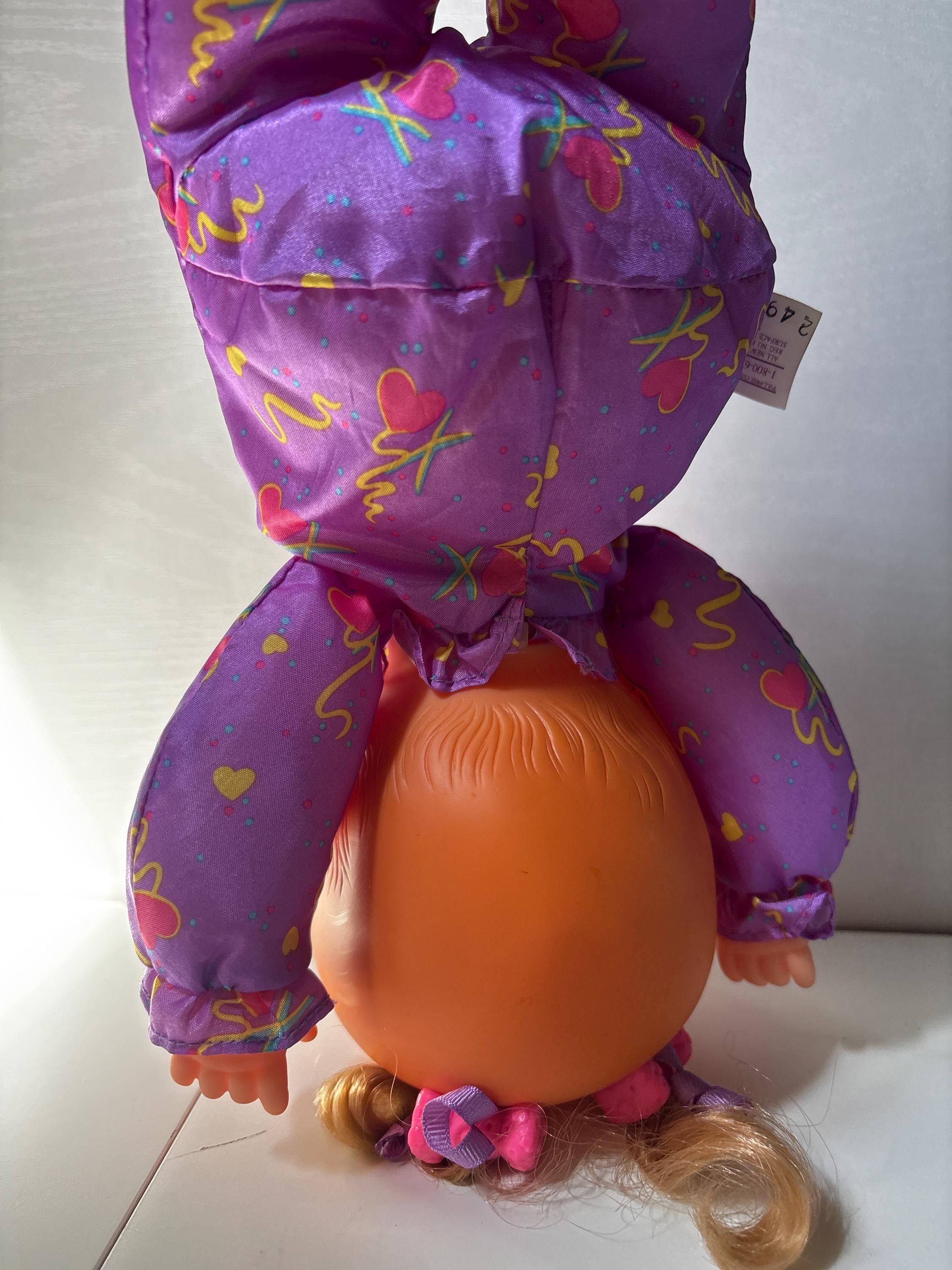 激レア！90s初期BABY SPIRITUALITE SHINING HEART Vintage 1996 Baby Headstand Surprise Doll Toy Biz Handstand Baby