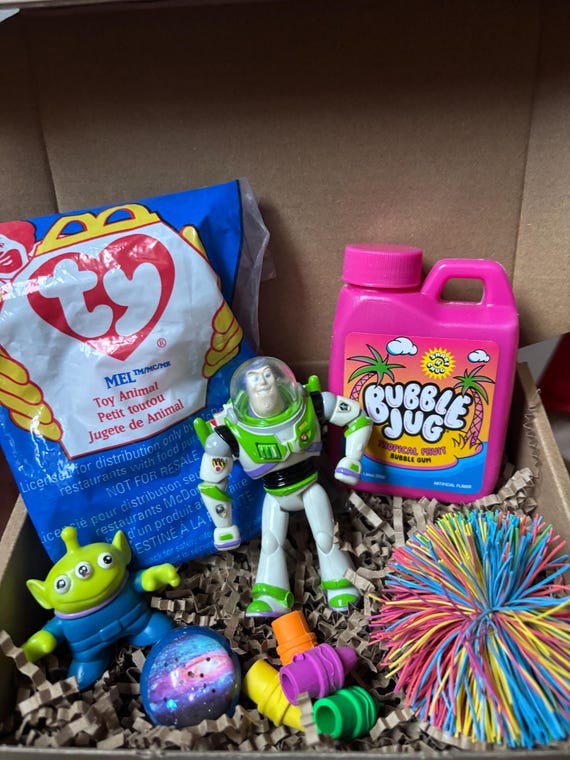 90s Y2K Nostalgia Time Capsule Box Choose Your Theme Retro Toys