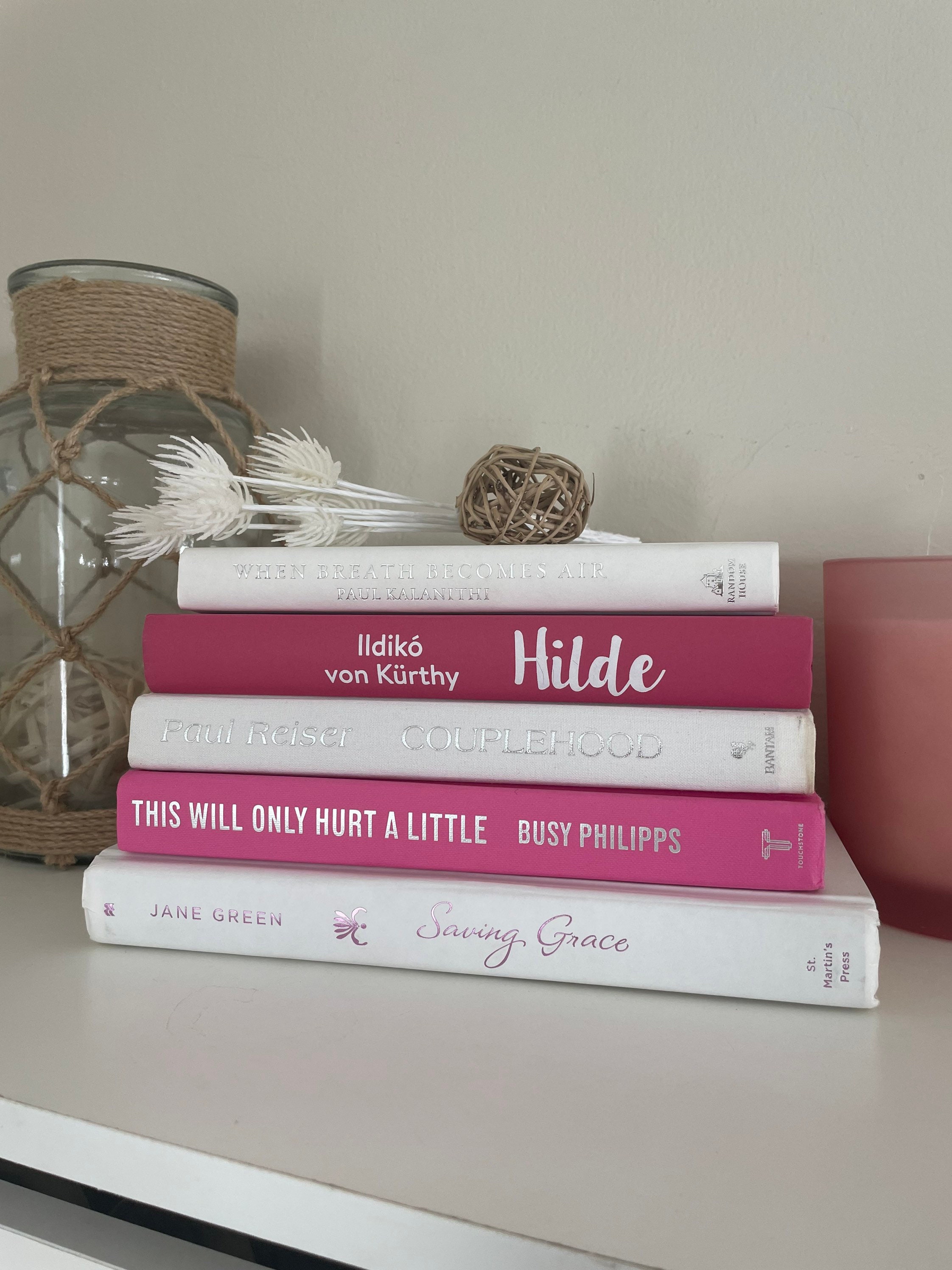 Bookshelf Decoration Vintage Book Display Book Stack Decor Etsy