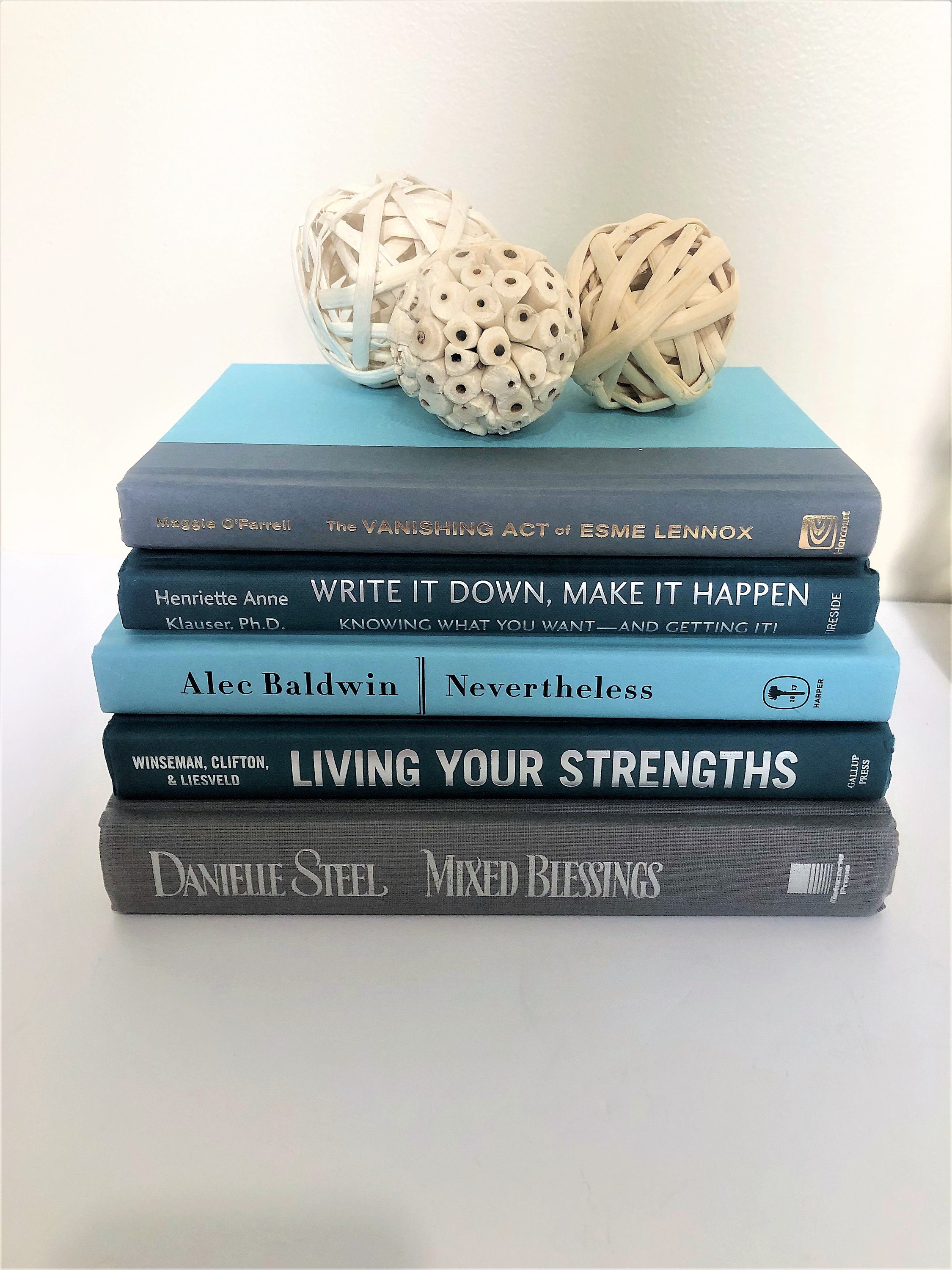 Decorative books gray book decor green books for decoration Etsy