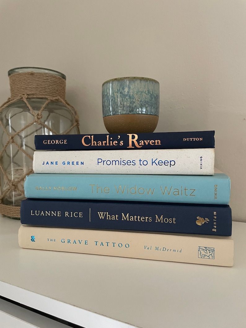 Decorative Books Bookshelf Decor Book Bundles Coffee Table Etsy