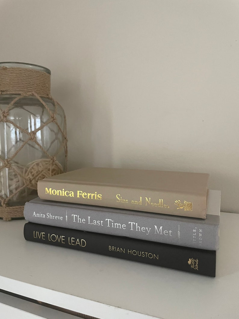Decorative Books Bookshelf Decor Books for Decorating Etsy