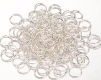 Jump Rings 7mm for stained glass or jewelry
