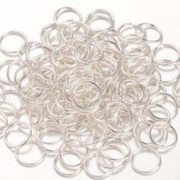 Jump Rings 7mm for stained glass or jewelry