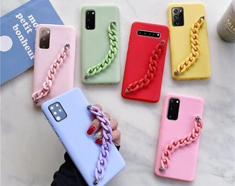 Bracelet Wrist Strap Silicone Phone Case For Samsung Galaxy Phones