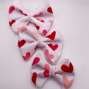 Valentines Bows,Valentine’s Hair Bow Clips,Valentine&#39;s Hair Bows,Heart Hair Bows,Pink Hair Bows,Pink Heart Bows,Heart Bows,Toddler Hair Bows