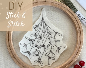 Stick and Stitch Template, Solufix, Water Soluble, Pattern, Embroidery, Embroidery, Christmas