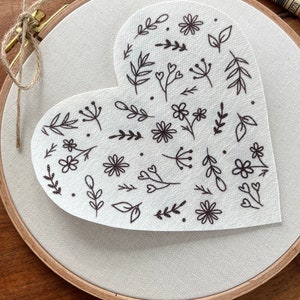 Stick and Stitch, water-soluble, solufix, maritime, embroidery picture, embroidery, patch, embroidery template, flower embroidery, Mother's Day, Valentine's Day image 4