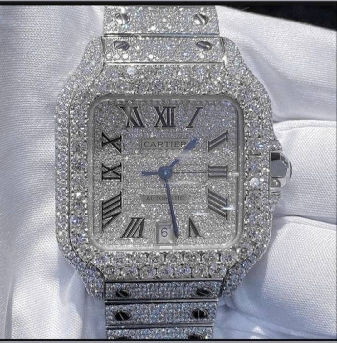 Wrist Watch Exclusive Desing 24.43 Carat VVSFG Diamond - Etsy