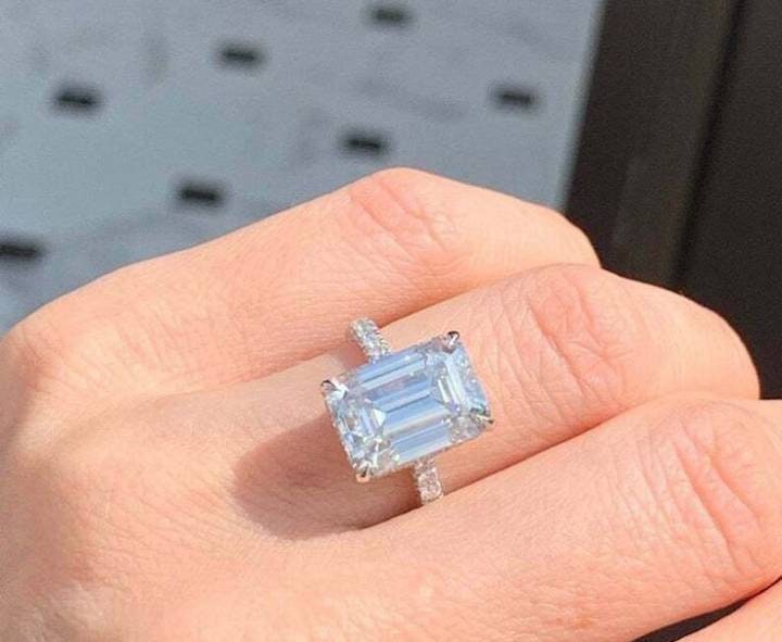 925 Sterling Silver Engagement Ring Cum Wedding Bridal 45ct Etsy