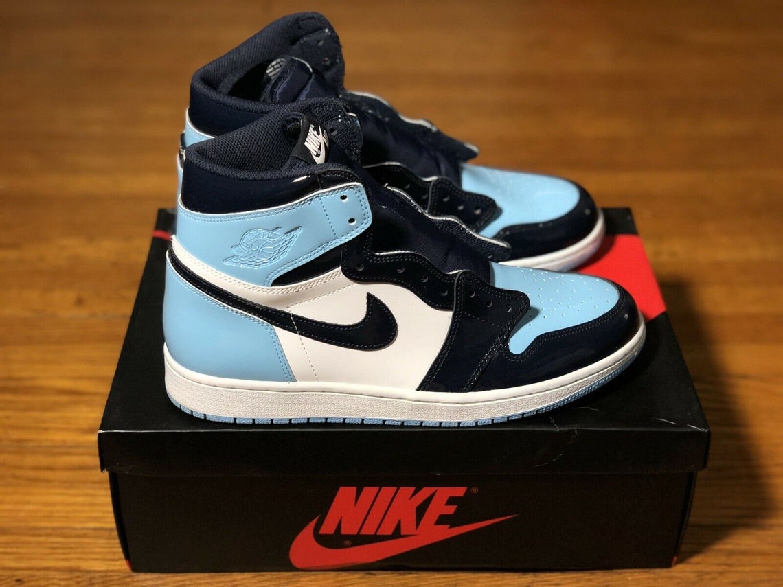 air jordan 1 retro high unc patent leather