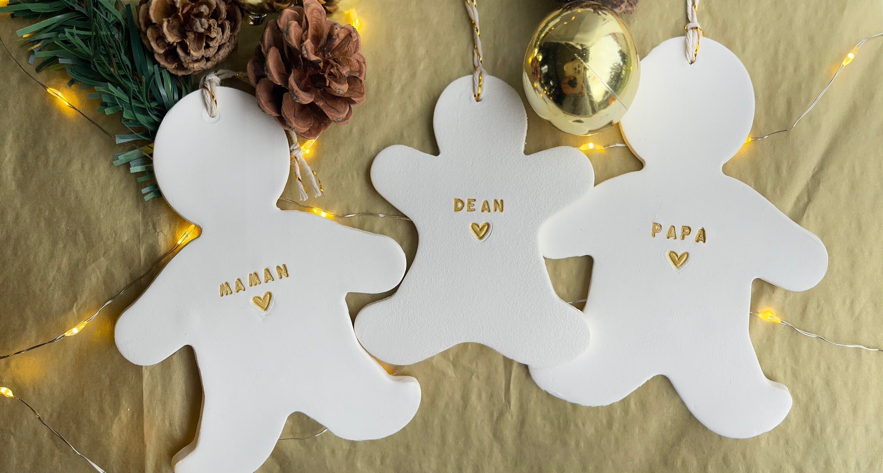 Décoration Sapin Pain d'épices