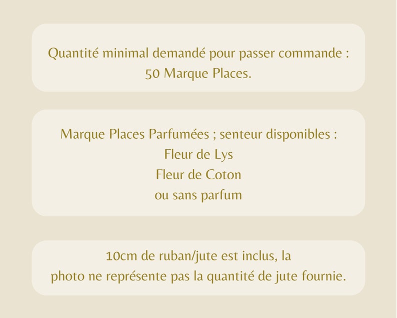 Marque Places, Marque Place personnalisé , décoration de table, cadeau invités, décoration mariage parfumée image 8