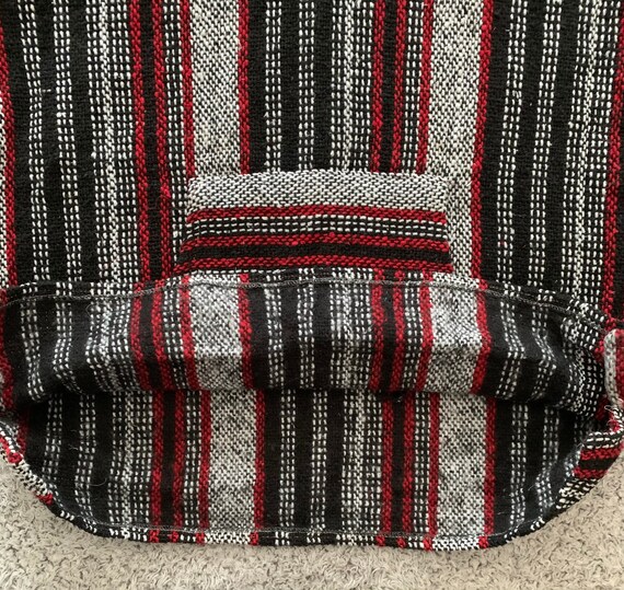 90s Vintage Surf Poncho "Drug Rug". Large. Gem