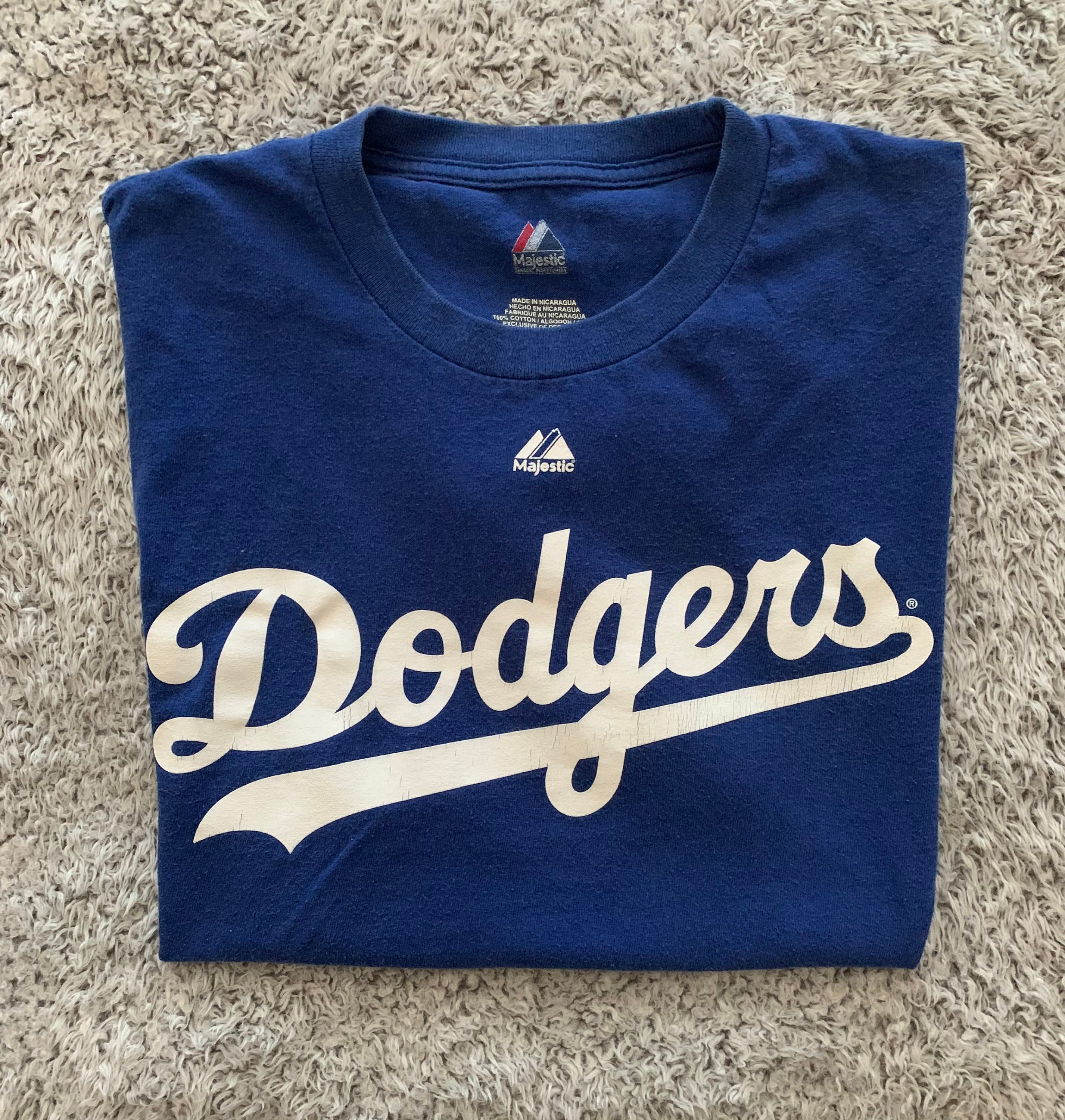 kershaw Blue dodgers Jersey Adult Men's New Small Nike