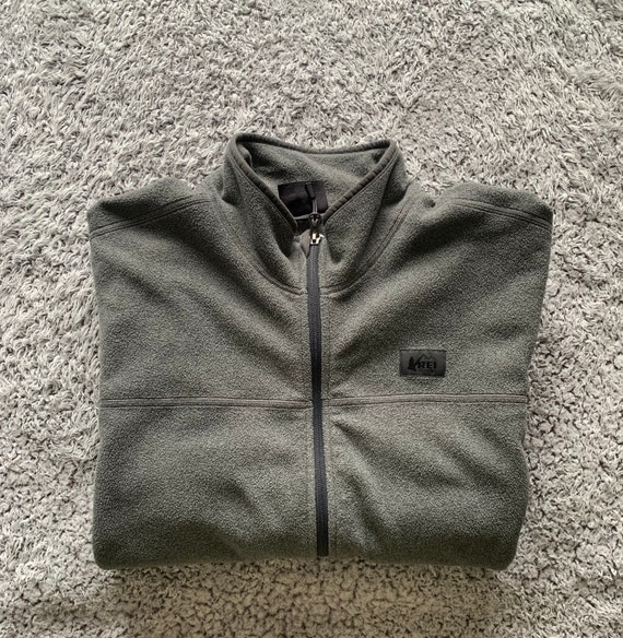 Vintage REI Fleece Zip-up Jacket. XL. Official REI Co-op - Etsy