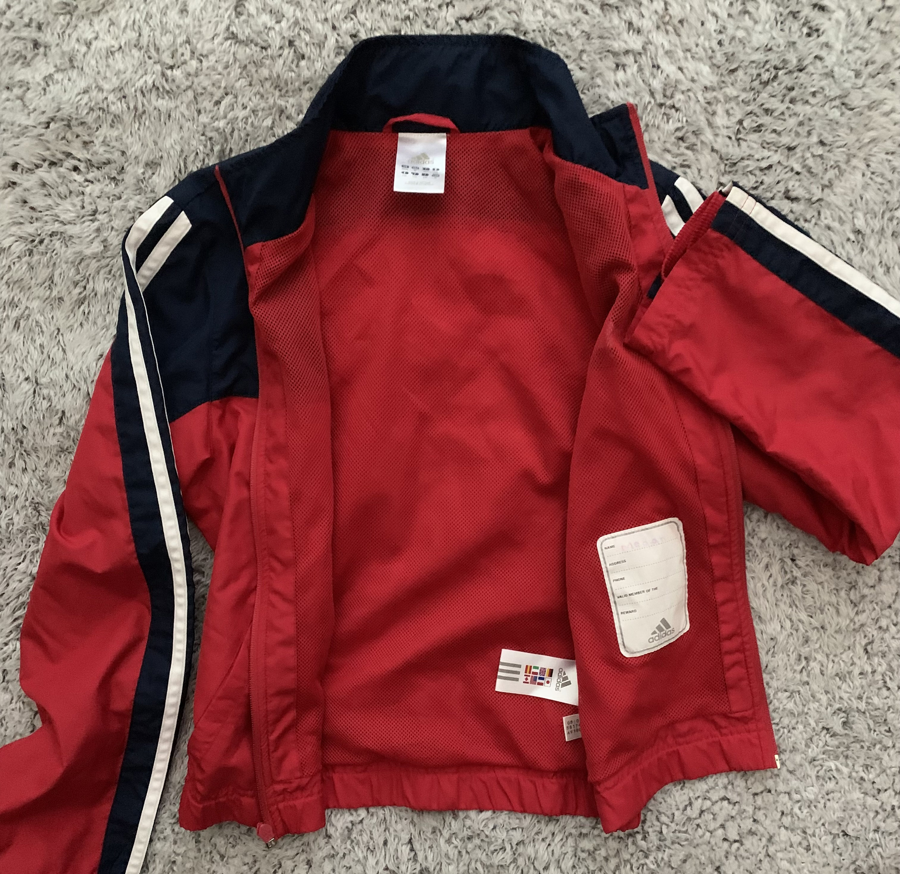 Adidas Track Jacket. Youth Medium. | Etsy