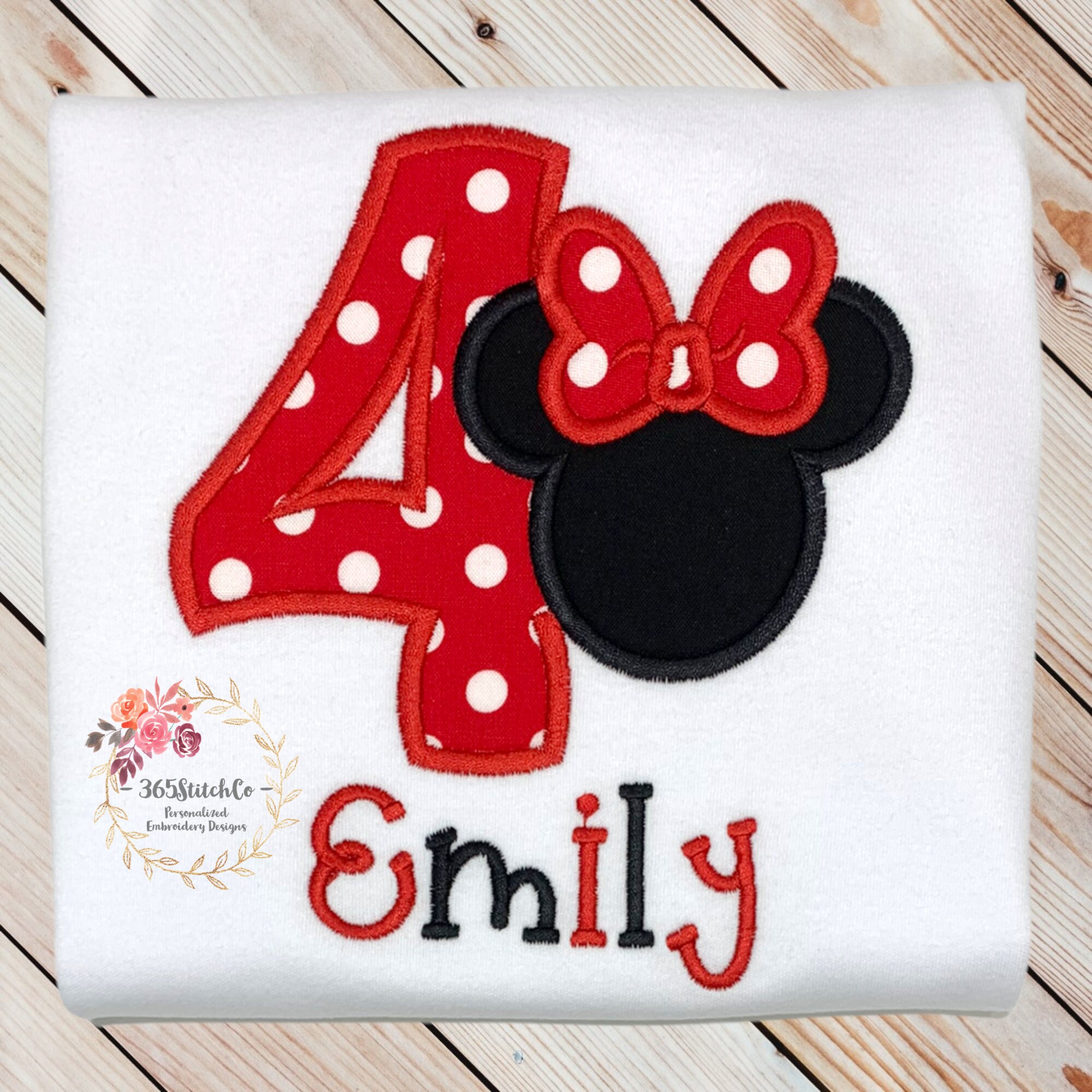 Minnie Mouse 4th Birthday Shirt Minnie Mouse Fourth Birthday Etsy