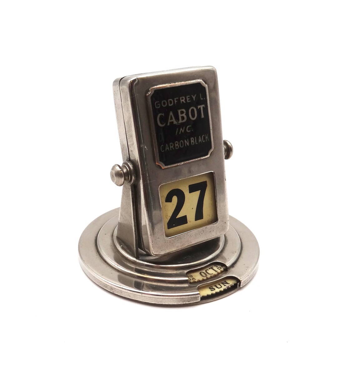 Art Deco Perpetual Desk Calendar Enduring About 1930 Etsy