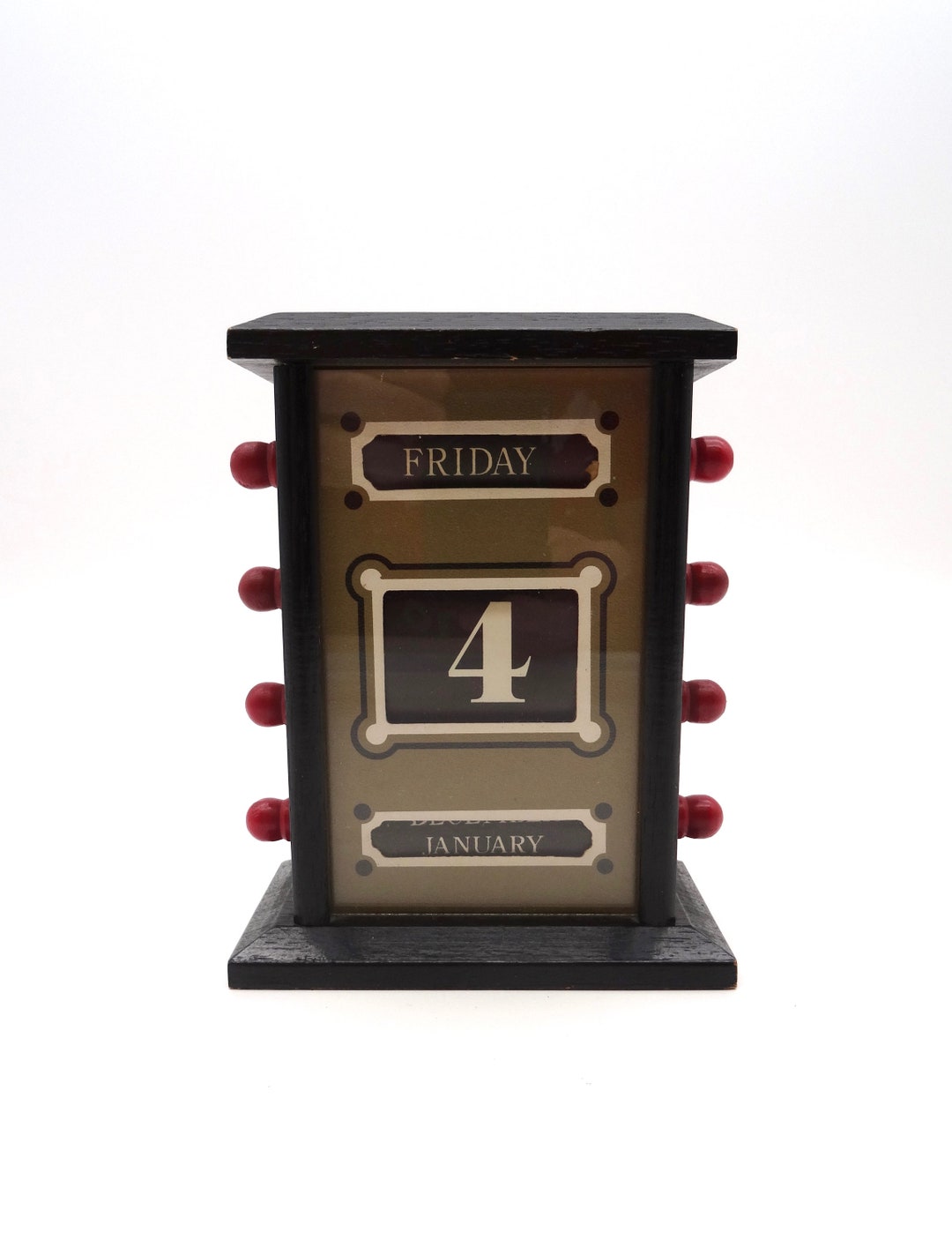 Rare De Stijl Bauhaus Art Deco Enduring Perpetual Desk Calendar - Etsy