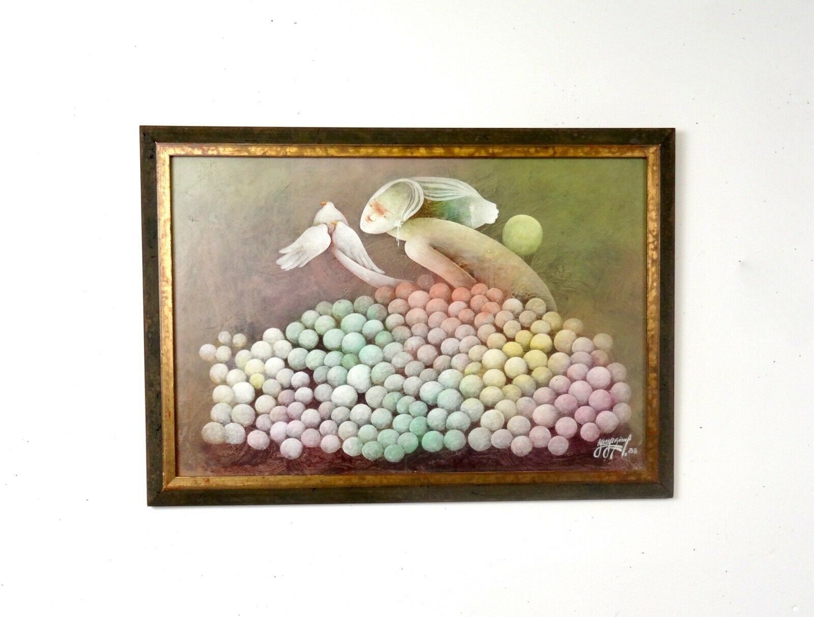 Original oil painting,Framed Surrealism Artwork Ukrainian Artist Pavlov,One of kind Original oil painting,Framed Surrealism Artwork Ukrainian Artist Pavlov,One of kind
