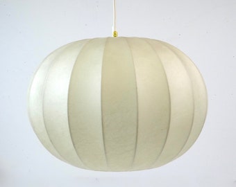 Stunning Mid Century Cocoon Pendant Hanging Lamp By. Friedel Wauer for Goldkant