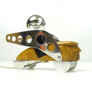 Rare art deco futurism pontiac streamline car desk lamp